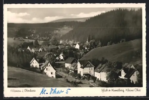 AK Altenau i. Oberharz, Blick vom Kunstberg, Kleine Oker