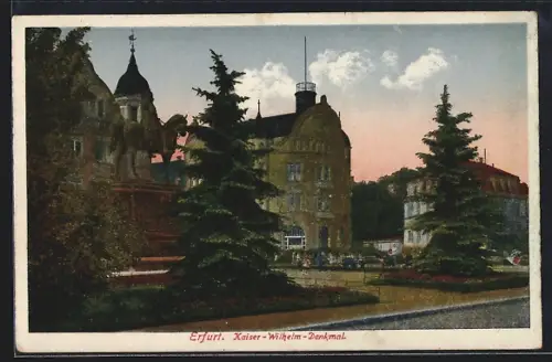 AK Erfurt, Kaiser-Wilhelm-Denkmal