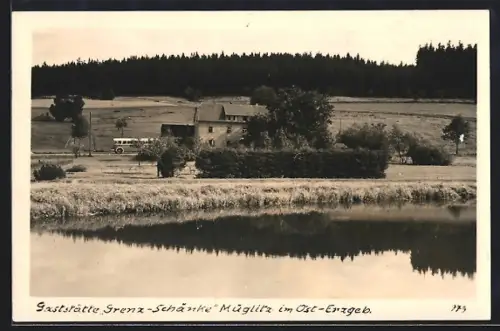 AK Müglitz im Ost-Erzgeb., Gaststätte Grenz-Schänke