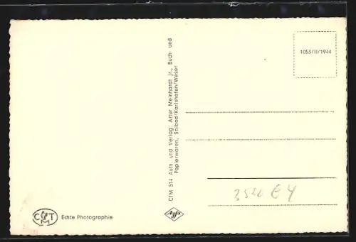 AK Karlshafen /Oberweser, Flusslandschaft und Stadtansicht