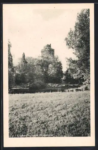 AK Lüchow / Dannenberg, Blick auf den Amtsturm