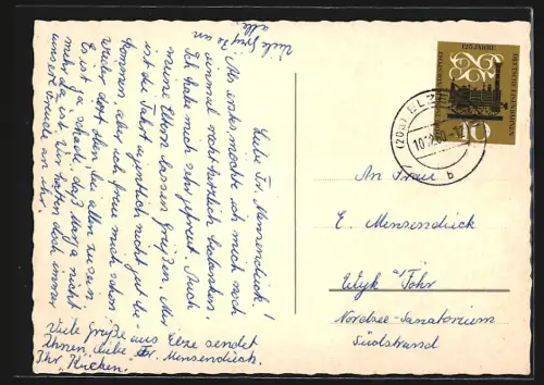 AK Elze /Han., Gauss-Krüger-Schule, Rathaus, Roland-Denkmal