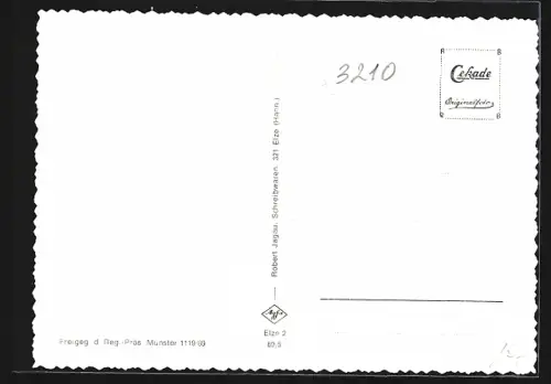 AK Elze /Han., Ortsansicht aus der Vogelschau