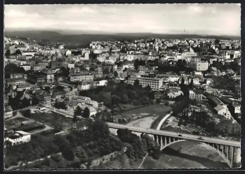 AK Pirmasens, Ortsansicht aus der Vogelschau