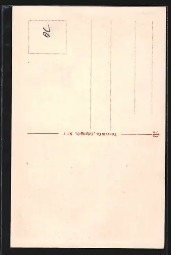 AK Halle a. Saale, Markt mit rotem Turm