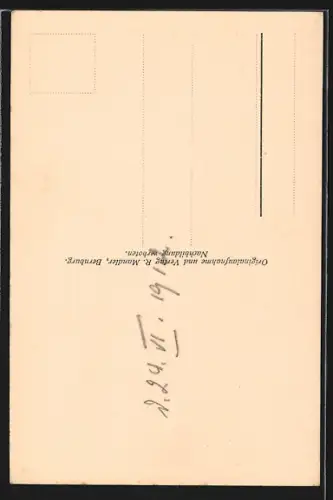 AK Bernburg, Schlosshofwinkel mit Übergang zwischen Häusern