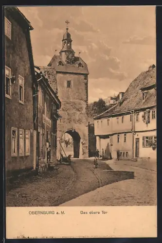 AK Obernburg / Main, Strasse am Oberen Tor