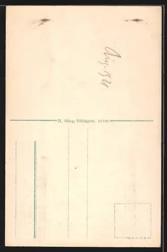 AK Tübingen, Stiftskirche, Alte Aula, Hölderlin-Turm