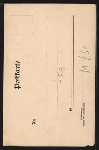 AK Einödsbach b. Oberstdorf, Ortsansicht mit Bergen