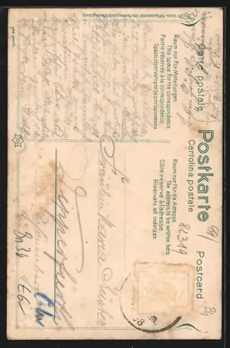 AK Starnberg, Karte vom Starnberger See mit Berg, Arnbach, Tutzing und Holzhausen