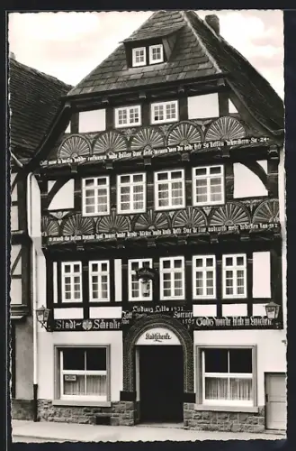AK Höxter an der Oberweser, Stadtschenke, Inh. Ludwig Litto, Marktstrasse