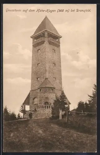 AK Dransfeld, Gaussturm auf dem Hohe-Hagen