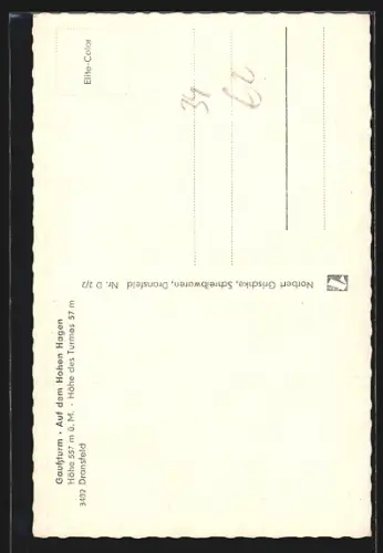 AK Dransfeld, Gaussturm auf dem Hohen Hagen