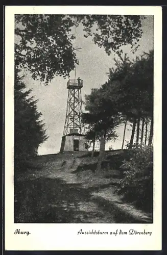 AK Bad Iburg, Aussichtsturm auf dem Dörenberg