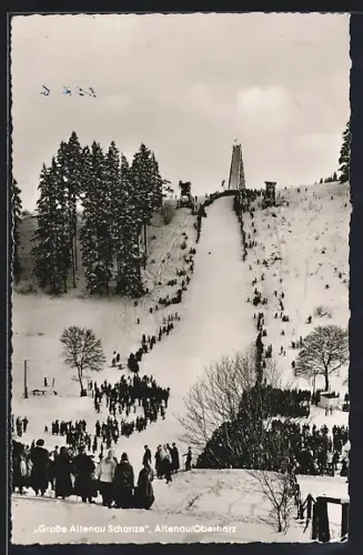 AK Altenau /Oberharz, Grosse Altenau-Schanze