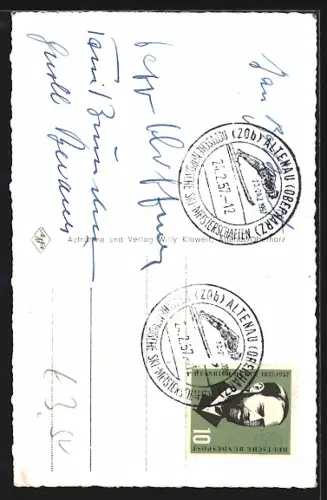 AK Altenau /Oberharz, Grosse Altenau-Schanze