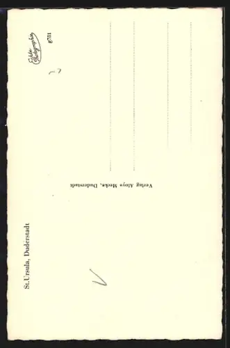 AK Duderstadt, St. Ursula mit Park