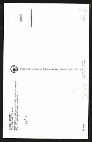 AK West Rutland, VT, Marble Quarry, Steinbruch