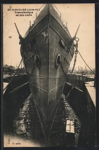 AK Saint-Nazaire, Transatlantique en cale sèche