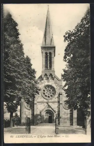 AK Lunéville, L`Eglise Saint-Maur