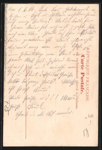 AK Montbéliard, La Statue de Denfert