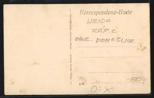 AK Neudau /Stmk., Ruderboot auf dem Teich