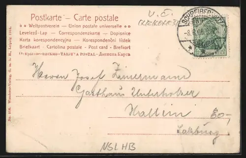 AK Hermsdorf, Ortsansicht mit Kynast und den Schneegruben