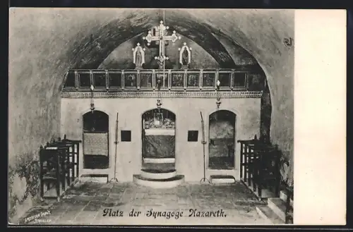 AK Nazareth, Platz der Synagoge