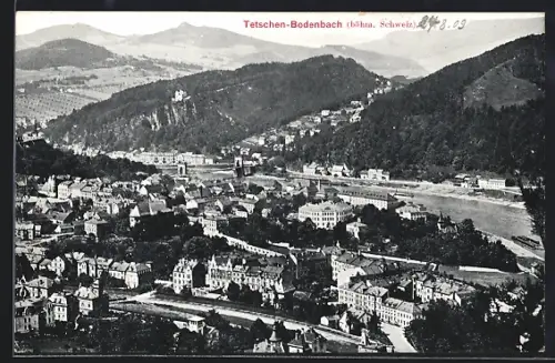 AK Tetschen-Bodenbach, Gesamtansicht