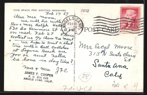 AK Angels Camp, CA, Mining on Angels Creek