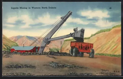 AK Western North Dakota, ND, Lignite Mining