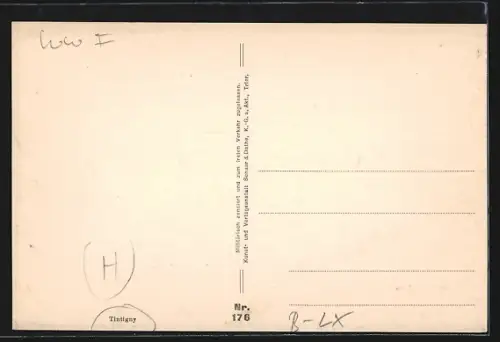 AK Tintigny, Zerstörte Gebäude