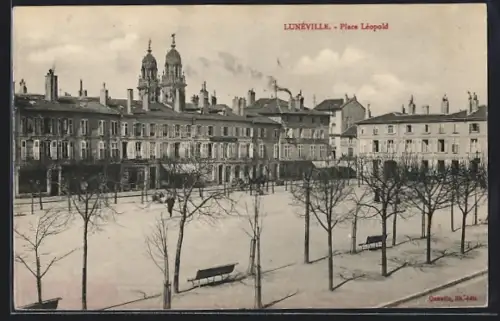 AK Lunéville, Place Léopold