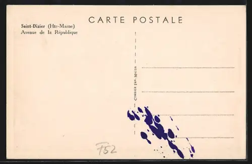 AK Saint-Dizier /Hte-Marne, Avenue de la République