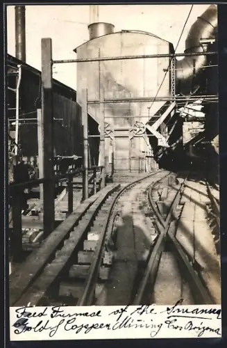 Foto-AK Swansea, AR, Gold and Copper Mine, Bergbau