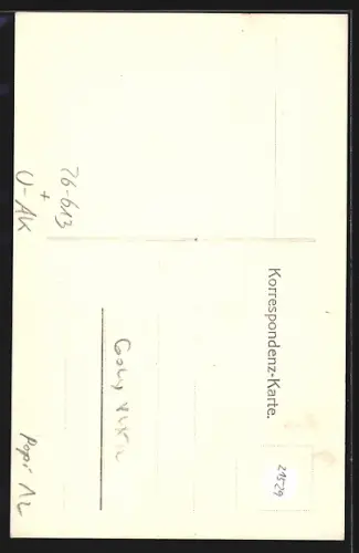 Künstler-AK Handgemalt: Chilcootpass, AK, Blick auf den Chilcootpass gegen das Hochgebirge