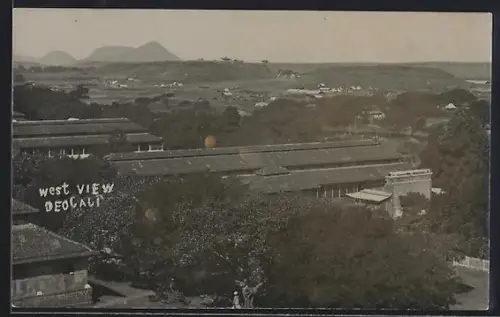 Foto-AK Deocali, View of the city, looking west