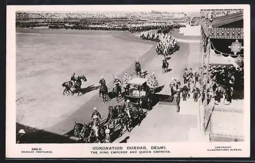 AK Delhi, Coronation Durbar, The King Emperor and Queen Empress