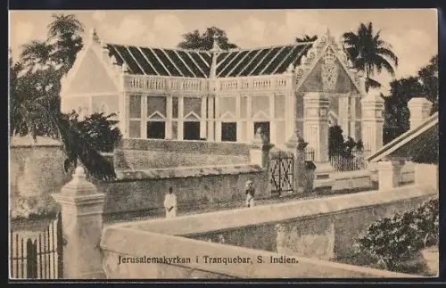 AK Tranquebar /S. Indien, Jerusalemskyrkan