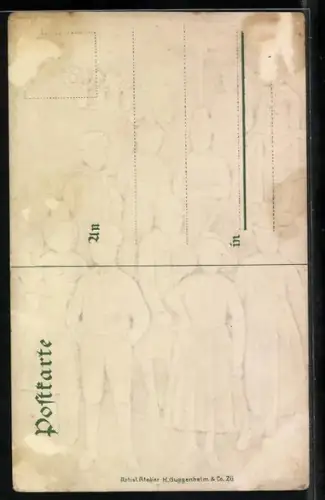 AK Kinder in verschiedenen Schwarzwälder Trachten