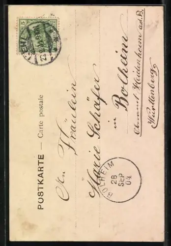 AK Baden, Junge und Mädchen in Schwarzwälder Tracht