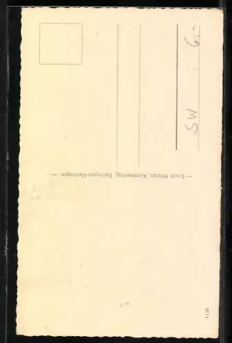 AK Schwarzwälder Trachten: zwei ältere Frauen mit Zylindern