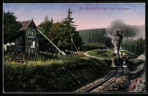 AK Drei-Annen-Hohne, Kleinbahn Brockenbahn