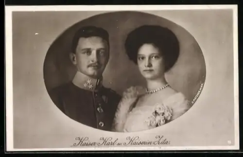 AK Kaiser Karl und Kaiserin Zita