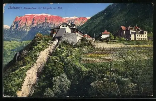 AK Bolzano / Bozen, Funicolare del Virgolo, Bergbahn