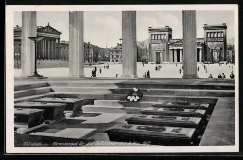 AK München, Ehrentempel für die Gefallenen des 23. Nov. 1923