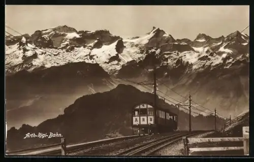 AK Rigi-Kulm, Partie der Arth-Rigi-Bahn