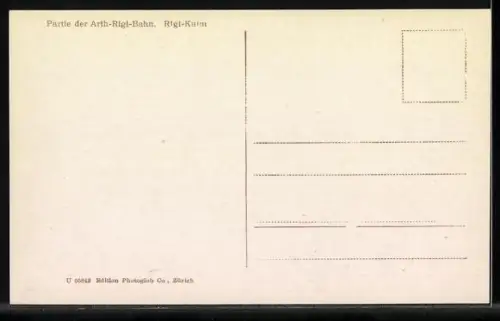 AK Rigi-Kulm, Partie der Arth-Rigi-Bahn