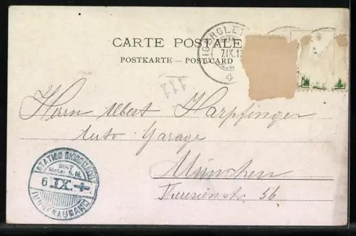 AK Jungfraubahn an der Station Eigerwand, Restaurant