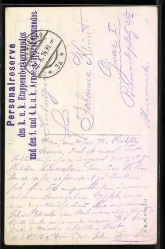 AK Kaiser Franz Josef I. von Österreich, Portrait in Uniform mit Orden